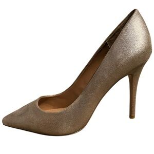 NEW! White House Black Market Soft Shimmering Gold Heels